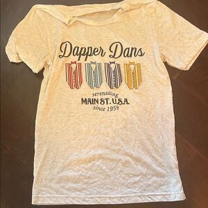 Women’s gray dapper Dan Disneyland tee